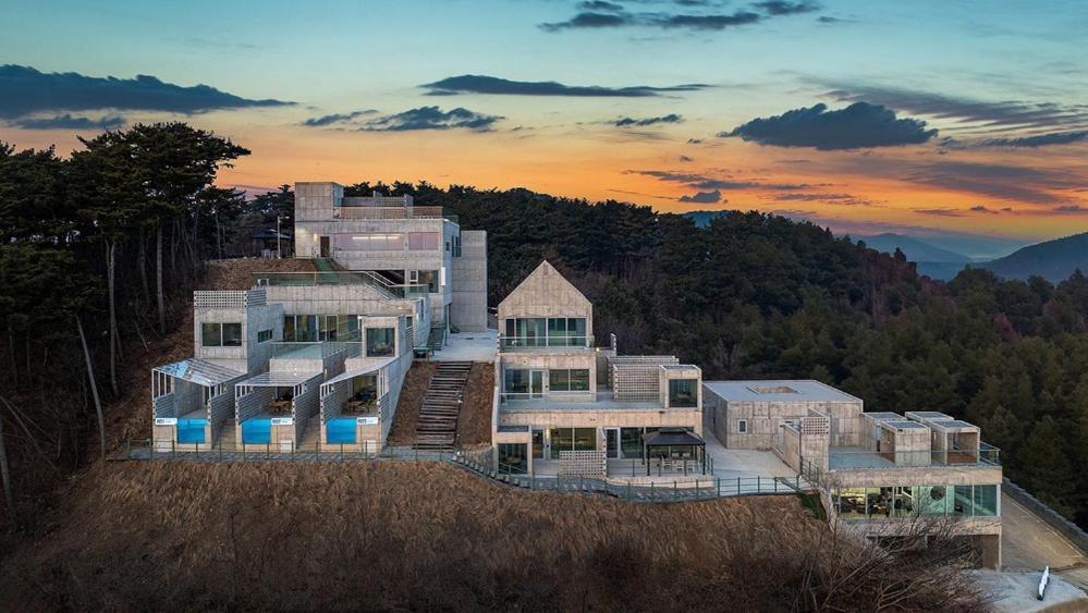 Taean Oaten Pool Villa Extérieur photo